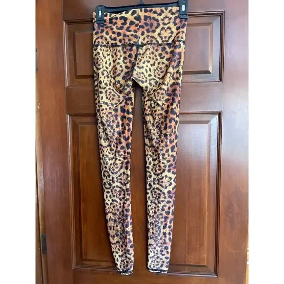 Teeki animal print leggings size xs - Picture 2 of 4